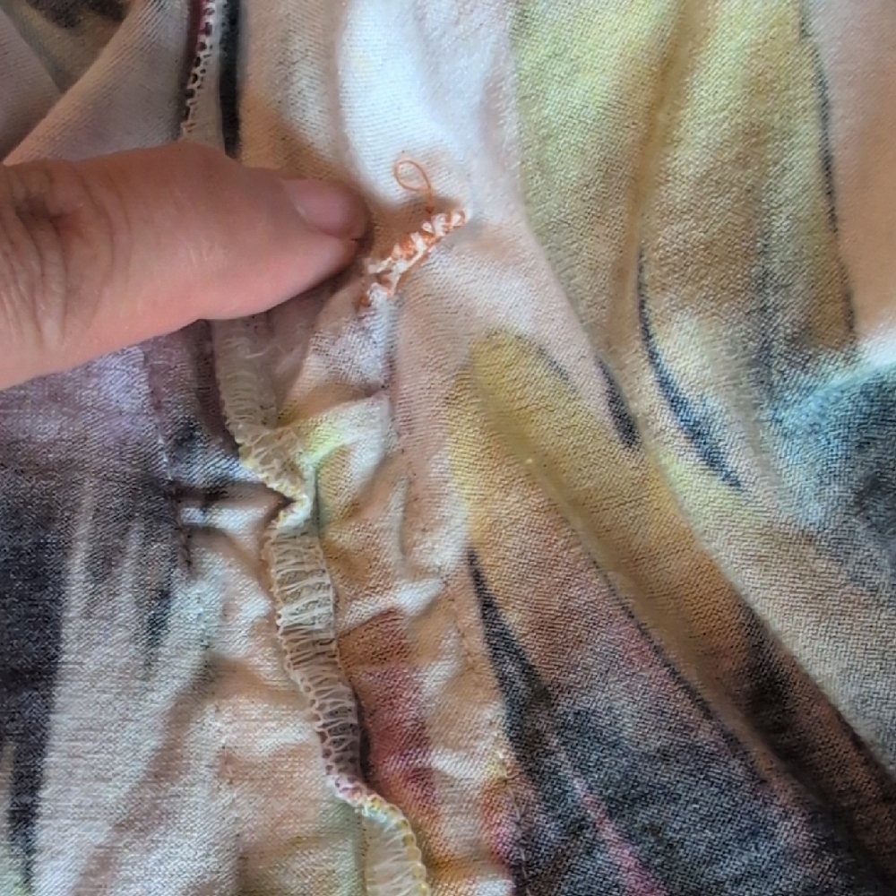 Simon Chang Multicolor Abstract Dress - Picture 11 of 12